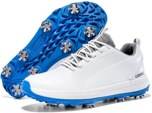 Men Golf Shoes Breathable Comfy Golf Walking Sport Sneakers Professional 8 Spikes Golf Trainers Waterproof Glof Footwears in Saudi Arabia