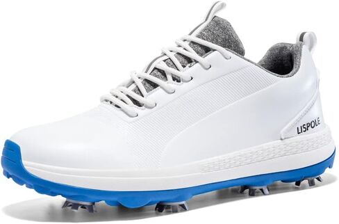 Men Golf Shoes Breathable Comfy Golf Walking Sport Sneakers Professional 8 Spikes Golf Trainers Waterproof Glof Footwears in Saudi Arabia