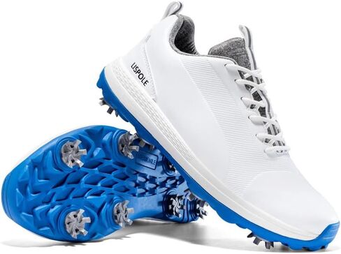 Men Golf Shoes Breathable Comfy Golf Walking Sport Sneakers Professional 8 Spikes Golf Trainers Waterproof Glof Footwears in Saudi Arabia