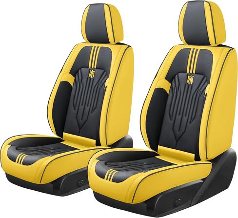 Seat Covers for car 5 Seats, Breathable Napa Seat Cushions Protector, Universal Front and Rear Seat Covers Fit for Most Cars (Blue/White) in Saudi Arabia