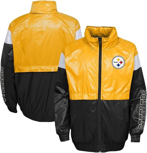 NFL Youth 8-20 Goal Line Stance Full-Zip Hoodie Windbreaker Jacket in Kuwait