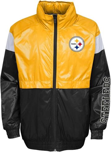 NFL Youth 8-20 Goal Line Stance Full-Zip Hoodie Windbreaker Jacket in Kuwait
