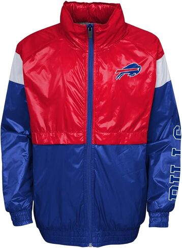 NFL Youth 8-20 Goal Line Stance Full-Zip Hoodie Windbreaker Jacket in Kuwait
