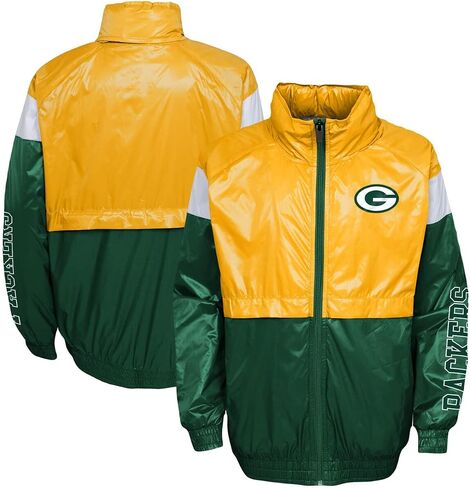 NFL Youth 8-20 Goal Line Stance Full-Zip Hoodie Windbreaker Jacket in Kuwait
