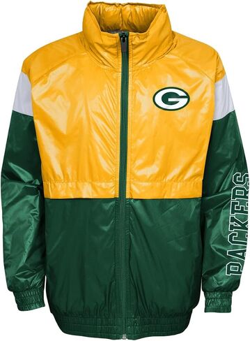 NFL Youth 8-20 Goal Line Stance Full-Zip Hoodie Windbreaker Jacket in Kuwait
