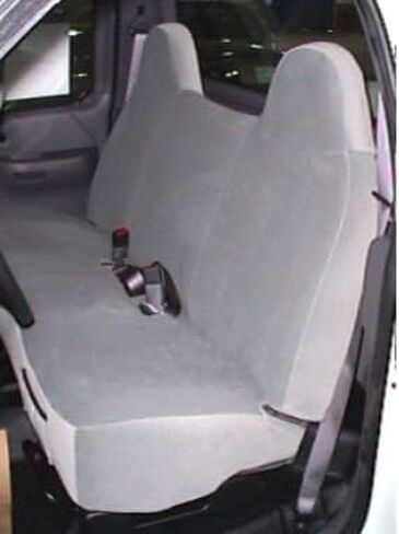 أغطية مقاعد Durafit F236 C8 1999-2007 Ford F250-F550 مع مقعد أمامي صلب، أغطية مقاعد مخصصة تمامًا (F236 C8 Gray Endura) in Kuwait