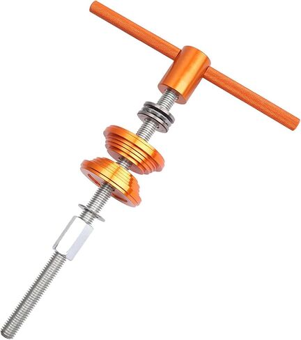 Bike Headset Cup and Bottom Bracket Press Installation Tool Bike Headset Press-in Tool Set with Wrench Bicycle Repair Accessories Bearing Installer(Orange) in Saudi Arabia