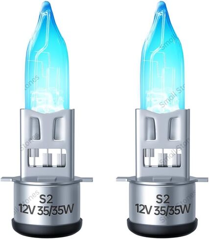 S2 12 فولت 35/35 واط لمبة زينون عالية ومنخفضة الشعاع مصباح أمامي للدراجة النارية مناسب لـ 49cc 50cc 110cc 125cc 150cc 250cc GY6 ADV ATV الدراجة، قطعتان in Kuwait