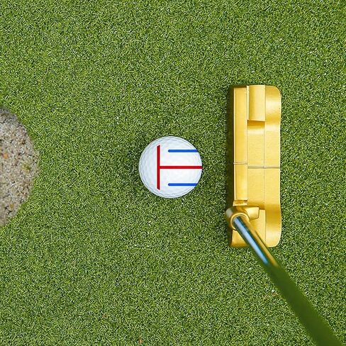 PGM Golf Ball Marker Liner Drawing Marker, Golf Ball Marker, Golf Ball Marker Stencil and 2 Color Golf Ball Markers, Golf Ball Line Marker Tool, Golf Ball Alignment Marking Tool for Golfer in Saudi Arabia