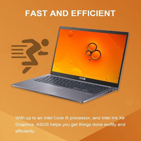 ASUS Vivobook Laptop, 15.6" FHD Touchscreen, Intel Core i5-1135G7, 20GB RAM, 1TB PCIe SSD, HDMI, Wi-Fi, Webcam, Type-C, Windows 11 Home, Grey in Saudi Arabia