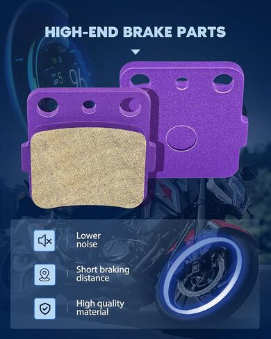 ECCPP Brake Pads Fit For Suzuki LTZ 400 DVX 400 KFX 400, FA84 FA137 Front+Rear Replacement Brake Pads in Saudi Arabia