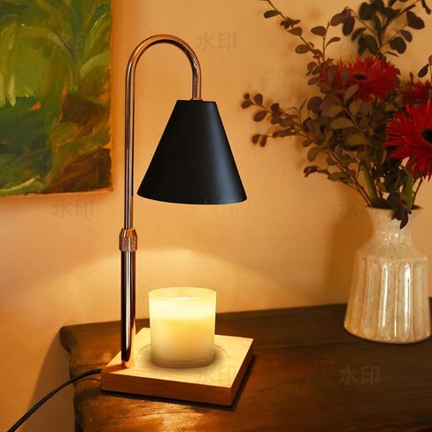 مصباح تدفئة الشموع، ضوء تدفئة الشموع الكهربائية مع مؤقت، سخان شمع قابل للتعتيم مع 2 لمبات Gu10، سخان شمع بارتفاع قابل للتعديل لجرار الشموع، هدية عيد الأم من الشمع المعطر in Kuwait