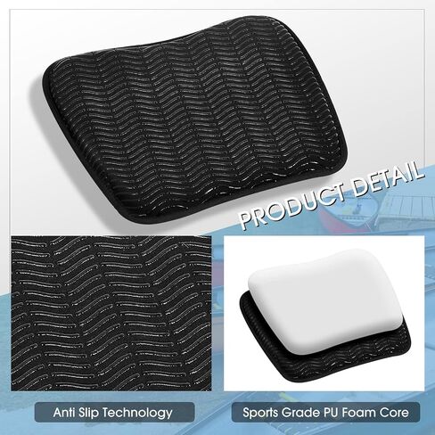 Lewtemi Anti Slip Kayak Seat Cushion Kayak Seat Pad Waterproof Boat Cushion for Inflatable Kayak Canoe Boat Sitting Kayaking Drifting Rafting Fishing Accessory Water Sports Outdoor, 15 x 12'' in Saudi Arabia
