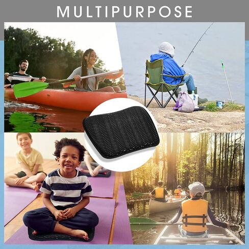Lewtemi Anti Slip Kayak Seat Cushion Kayak Seat Pad Waterproof Boat Cushion for Inflatable Kayak Canoe Boat Sitting Kayaking Drifting Rafting Fishing Accessory Water Sports Outdoor, 15 x 12'' in Saudi Arabia