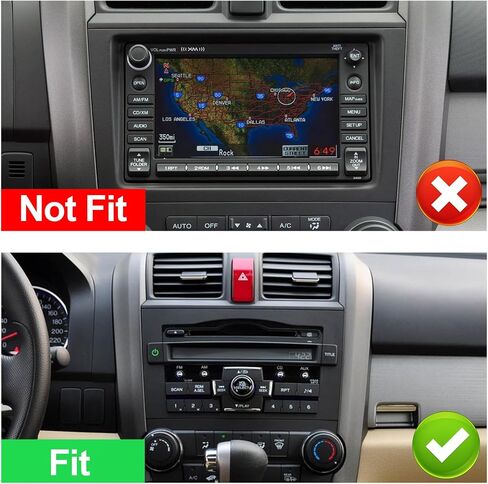 ستيريو سيارة 9 بوصات Android 10 Double Din لسيارة Honda CR-V 2007، 2008، 2009، 2010، 2011 IPS شاشة لمس راديو السيارة مع Carplay & Android Auto Support Backup Camera GPS FM Navi BT in Saudi Arabia