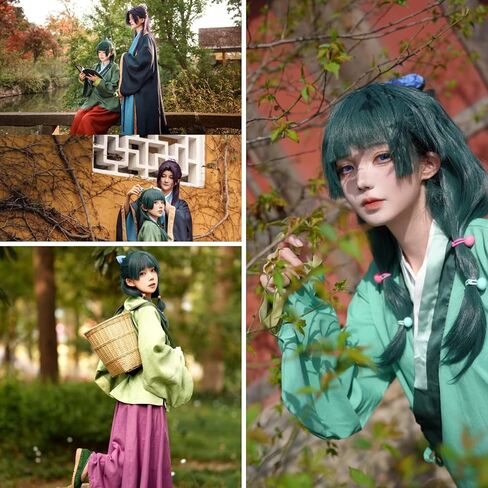 Anime Black Cosplay Wig Straight Cute Wig Costume Cosplay Wigs Halloween Party Comic Wig + Wig Cap in Kuwait