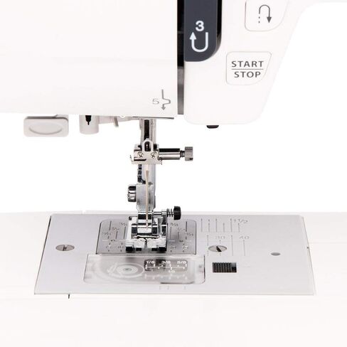 Janome JW8100 Fully-Featured Computerized Sewing Machine with 100 Stitches, 7 Buttonholes, Hard Cover, Extension Table and 22 Accessories in Saudi Arabia