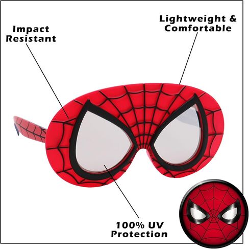 نظارات شمس زرقاء على شكل قناع من سبلاتون in Kuwait