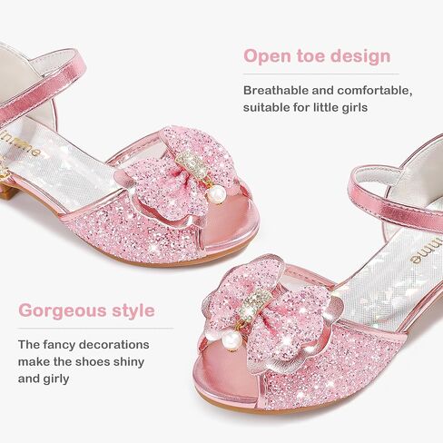 Osinnme Toddler Little Big Kid Girls Wedding Sandals in Kuwait