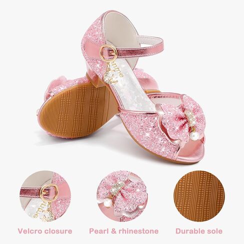 Osinnme Toddler Little Big Kid Girls Wedding Sandals in Kuwait