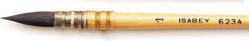 Isabey Siberian Blue Squirrel Quill Watercolor Brush, White in Kuwait