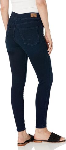 Signature by Levi Strauss & Co. Gold Women's Totally Shaping Pull-On Skinny Jeans (Available in Plus Size), Black Opal, 16 Short in Saudi Arabia