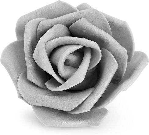 Bright Creations 100 Pack Pink and White Artificial Rose Heads, 3-Inch Stemless Flowers for Valentine's Day, Weddings, Bouquets, DIY Crafts (4 Colors) in Saudi Arabia