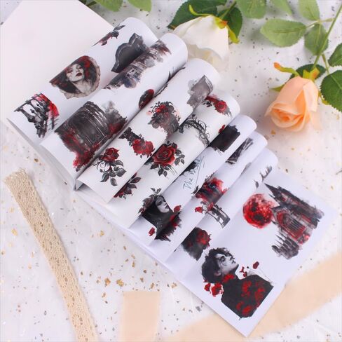 ملصقات سجل القصاصات Dwpetzo للبالغين، ملصقات جمالية عتيقة مقطوعة مسبقًا، مواد سجل القصاصات المزدوجة، كتاب الزائل للمجلات غير المرغوب فيها، لوازم سجل القصاصات in Kuwait