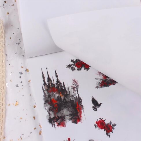 ملصقات سجل القصاصات Dwpetzo للبالغين، ملصقات جمالية عتيقة مقطوعة مسبقًا، مواد سجل القصاصات المزدوجة، كتاب الزائل للمجلات غير المرغوب فيها، لوازم سجل القصاصات in Kuwait