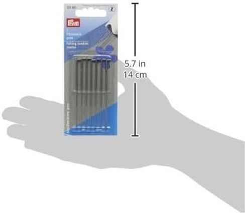 Prym 78mm Coarse Felting Needles, Silver One Size in Saudi Arabia