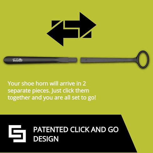 Shoe Horn 30" Long - PlastVelette Shoe Horn Long Handle for Seniors, Shoe Horns for Boots and Cowboy Boots, or Extra Long Shoe Horn for Kids in Kuwait