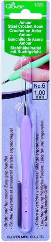 Clover 1045/G Purple Amour Crochet Hook, Size G, 4.0mm in Kuwait