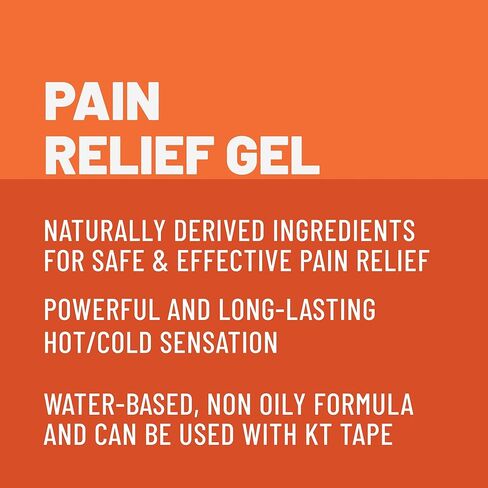 KT Health, Pain Relief Gel, Time-Released Topical Relief from Back Pain, Sciatica and Arthritis, 3.4 oz Tube in Saudi Arabia