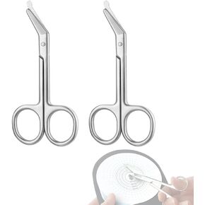 Ostomy Bag Scissor - Stoma Pouch Shear with Blunt Round Tip for Colostomy Ileostomy Care, Stainless Steel, 4.4"L in Saudi Arabia