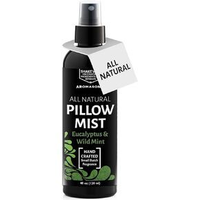 Aromasong Eucalyptus & Wild Mint Pillow Spray - All Natural Calming Linen & Bedtime Mist for Deep Sleep - Aromatherapy Essential Oils for Sleeping