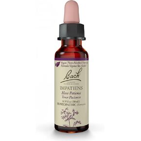 Bach Original Flower Remedies, Impatiens for Patience (Non-Alcohol Formula), Natural Homeopathic Flower Essence, Vegan, 10mL Dropper in Saudi Arabia