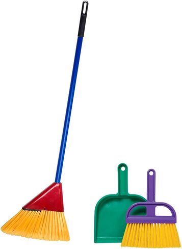 Schylling Junior Helper Push Broom, Red/Blue in Saudi Arabia