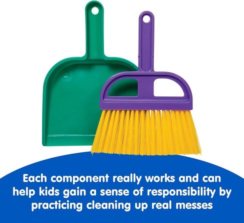 Schylling Junior Helper Push Broom, Red/Blue in Saudi Arabia