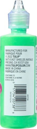 TULIP Dimensional Fabric Paint 30714 Dfpt 4Oz Slick Grape, 4 Fl Oz (Pack of 1), As Detailed in Saudi Arabia