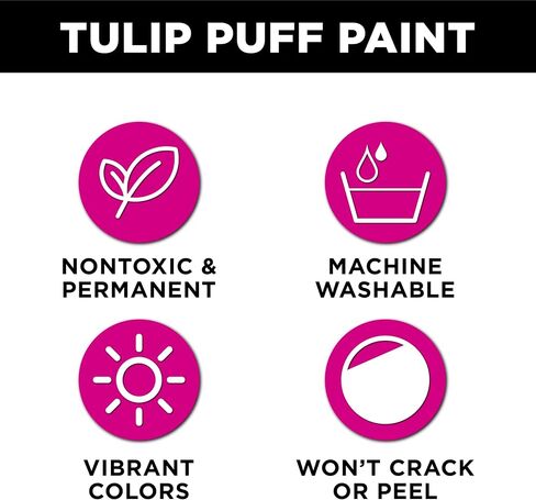 TULIP Dimensional Fabric Paint 30714 Dfpt 4Oz Slick Grape, 4 Fl Oz (Pack of 1), As Detailed in Saudi Arabia