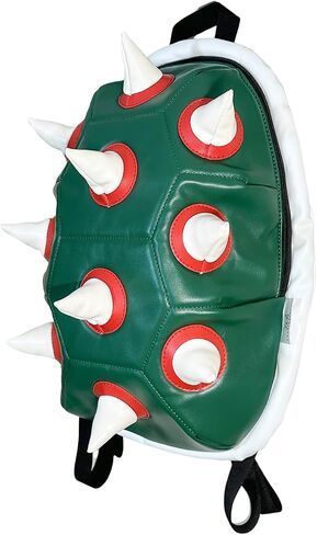Bowsette Koopa Backpack Super Crown Cool White Spiked Shell Daypack Cosplay Costume Accessory Prop in Kuwait