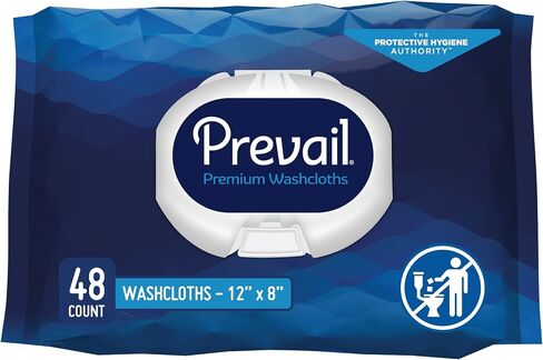 Prevail Proven - Wipes - Soft Pack Adult Washcloths - 12"x 8" - 576 Count in Saudi Arabia