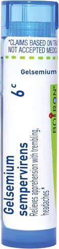 Boiron Gelsemium Sempervirens 6C, Homeopathic Medicine for Stage Fright, Apprehension and Fever, 80 Pellets in Saudi Arabia