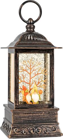 Halloween Snow Globe, Halloween Decorations for Home, Glittering Lighted Lantern Black Cat Fall Autumn Decor in Saudi Arabia