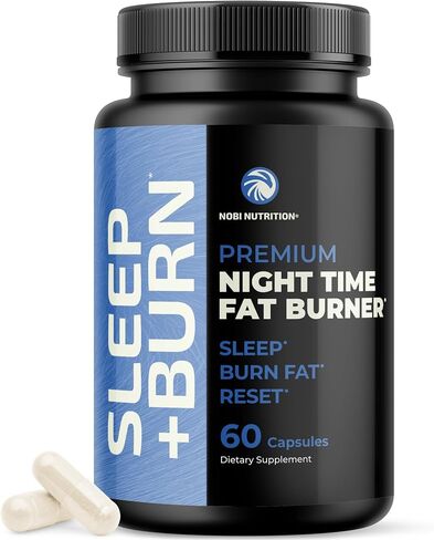 Night Time Fat Burner | Shred Fat While You Sleep | Hunger Suppressant, Carb Blocker & Weight Loss Support Supplements | Burn Belly Fat, Support Metabolism & Fall Asleep Fast | 60 Nighttime Pills in Saudi Arabia