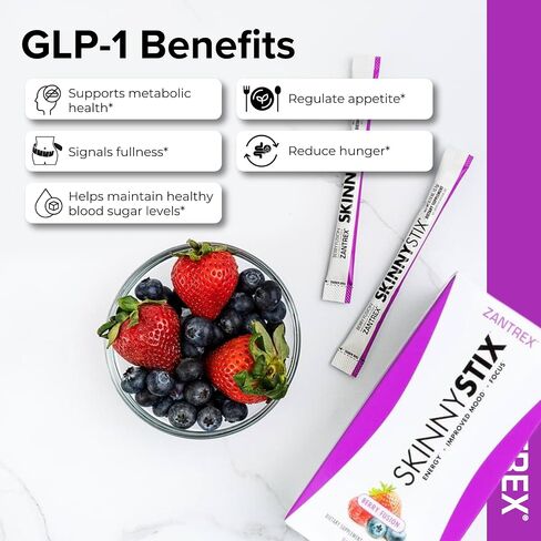 مسحوق الطاقة Zantrex SkinnyStix - زيادة الطاقة، وزيادة التركيز، وتعزيز المزاج - 10 سعرات حرارية - حبوب القهوة، يربا ماتي، كايين - 30 قطعة (عبوة من 1) بيري فيوجن in Saudi Arabia