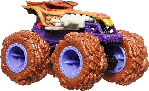 Hot Wheels Monster Trucks, 1:64 Scale Monster Trucks Toy Trucks, Set of 4, Giant Wheels, Favorite Characters and Cool Designs in Saudi Arabia