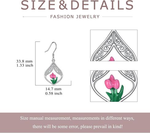 SILBAZ Scottish Thistle Earrings Celtic Knot Earrings Teardrop Dangle Earrings Thistle Enamel Earrings Scottish Flower Jewelry Gifts for Women Girls in Saudi Arabia