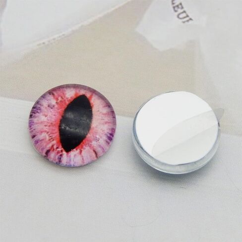 40 قطعة 20 ملم ذاتية اللصق عين التنين حيوان جوجلي لملصقات الحرف اليدوية للأطفال المدرسة الفصول الدراسية والفنون والحرف اليدوية والديكور in Kuwait