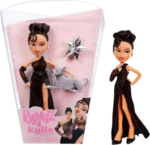 Bratz x Kylie Jenner Night Fashion Doll with Evening Gown, Pet Dog, and Poster in Saudi Arabia